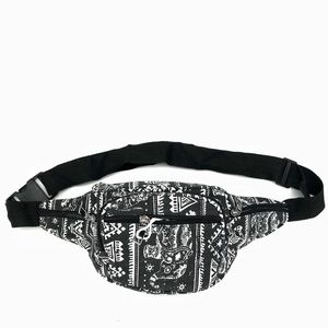 Canvas waist hip fanny pack side bag pouch